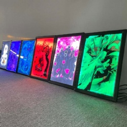 Aluminum Rectangle Frame Ultra Thin LED Advertisement Light Box