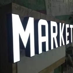 LED Front Light Acrylic 3D Channel Letter Sign Board Store Signage
