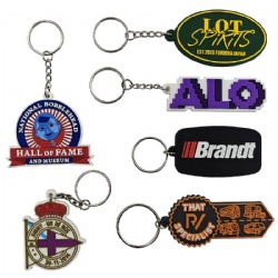 Custom Soft Pvc Keychain Anime Logo Rubber Kawaii Key Chain